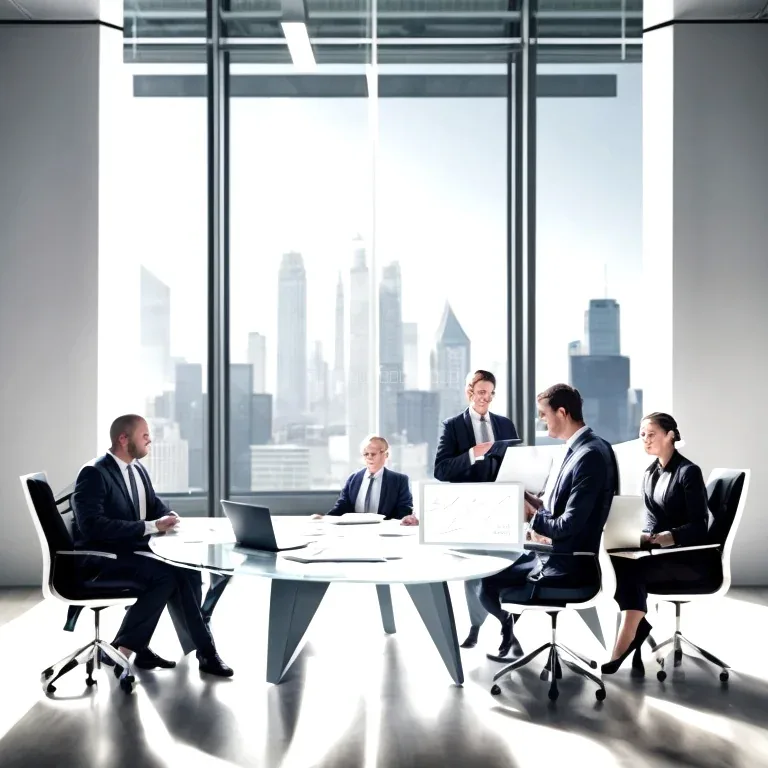 Sessão de coaching executivo com foco em liderança